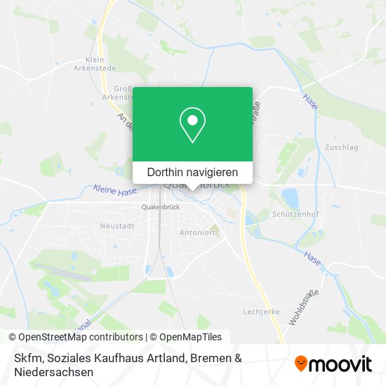 Skfm, Soziales Kaufhaus Artland Karte
