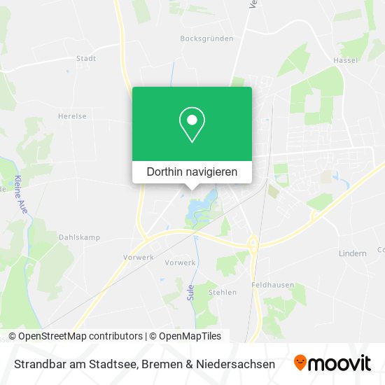 Strandbar am Stadtsee Karte