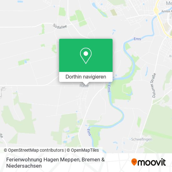 Ferienwohnung Hagen Meppen Karte