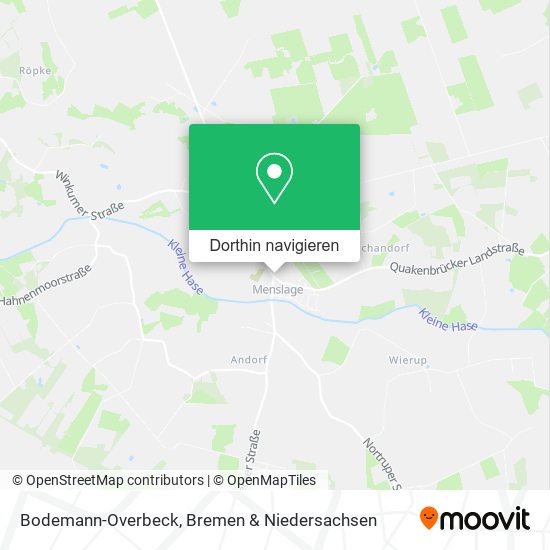 Bodemann-Overbeck Karte