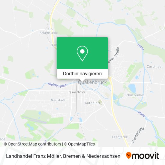Landhandel Franz Möller Karte