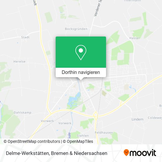 Delme-Werkstätten Karte