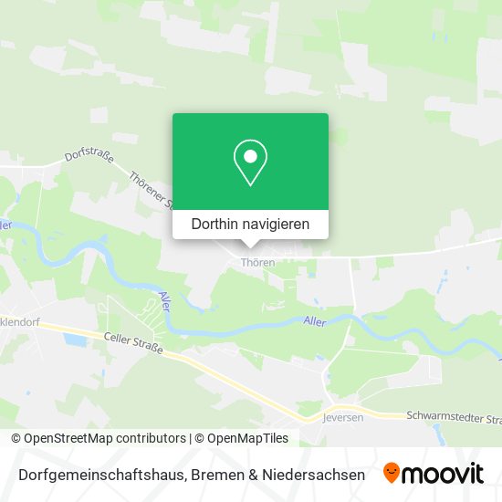 Dorfgemeinschaftshaus Karte
