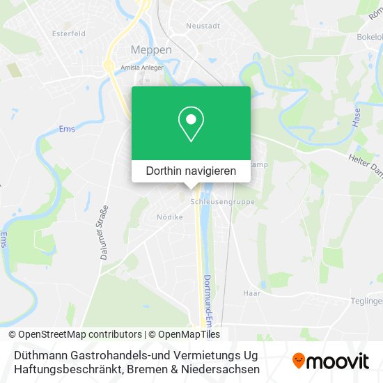 Düthmann Gastrohandels-und Vermietungs Ug Haftungsbeschränkt Karte