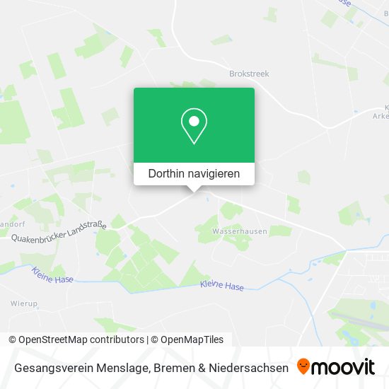 Gesangsverein Menslage Karte