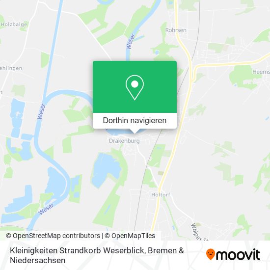 Kleinigkeiten Strandkorb Weserblick Karte