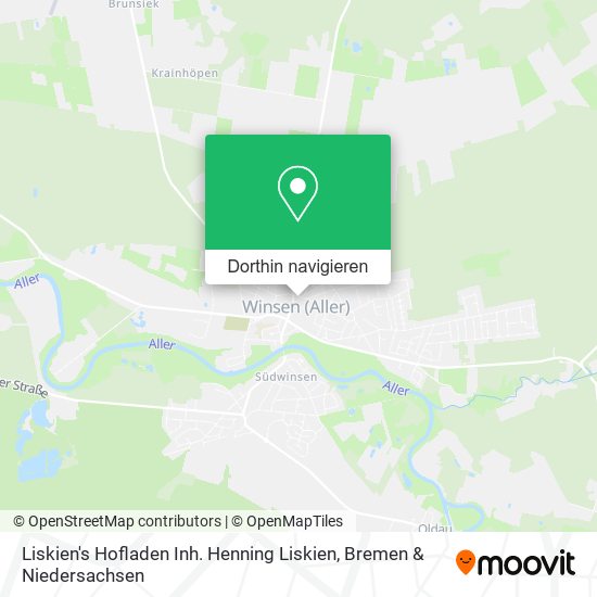 Liskien's Hofladen Inh. Henning Liskien Karte