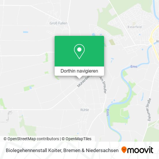 Biolegehennenstall Koiter Karte