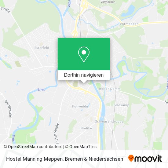 Hostel Manning Meppen Karte