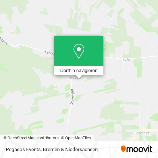 Pegasos Events Karte