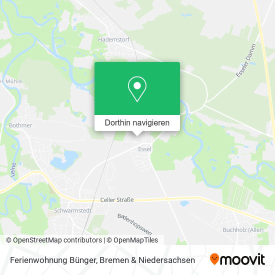 Ferienwohnung Bünger Karte