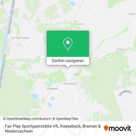 Fair Play Sportgaststätte VfL Knesebeck Karte