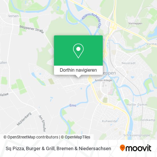 Sq Pizza, Burger & Grill Karte