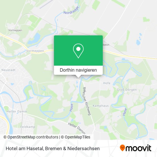 Hotel am Hasetal Karte