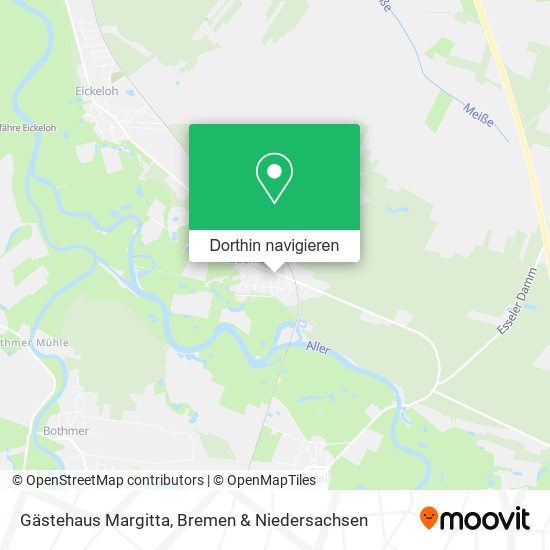 Gästehaus Margitta Karte