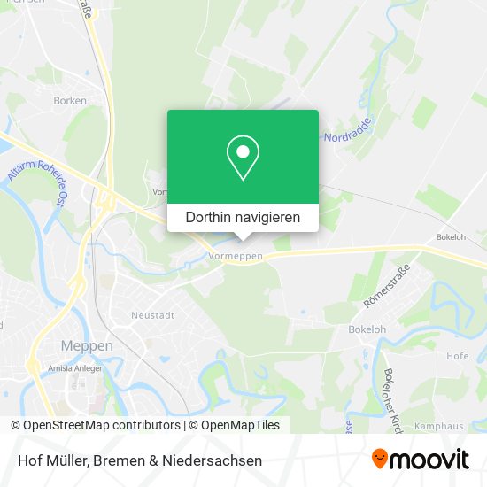 Hof Müller Karte