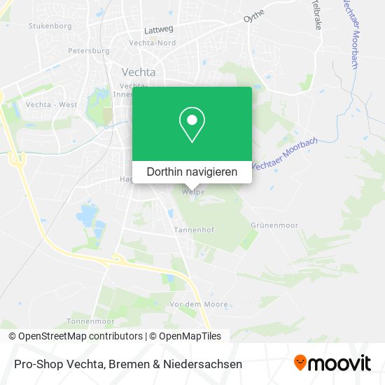 Pro-Shop Vechta Karte