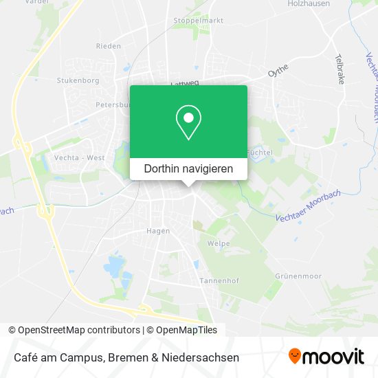 Café am Campus Karte