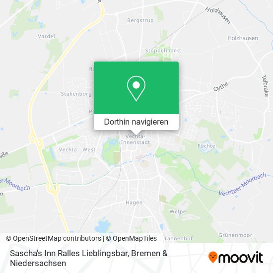 Sascha's Inn Ralles Lieblingsbar Karte