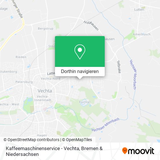 Kaffeemaschinenservice - Vechta Karte