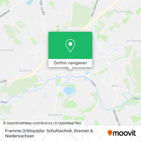 Framme Orthopädie- Schuhtechnik Karte