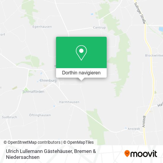 Ulrich Lullemann Gästehäuser Karte