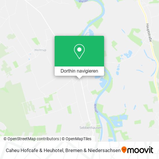 Caheu Hofcafe & Heuhotel Karte