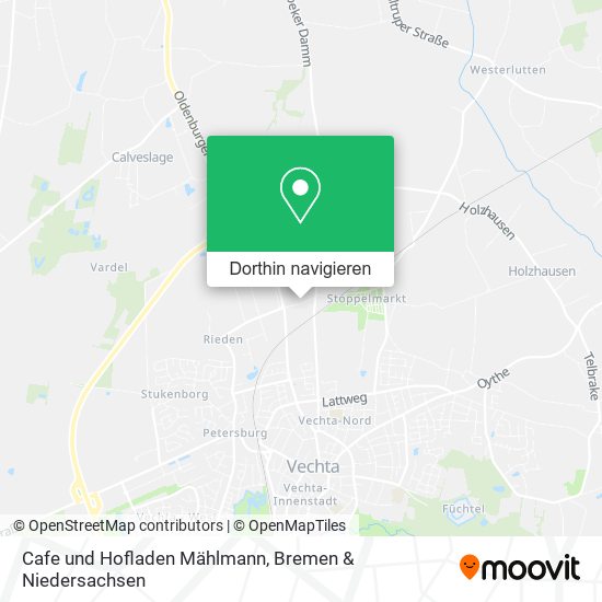 Cafe und Hofladen Mählmann Karte