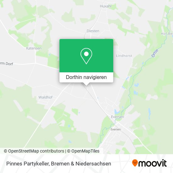 Pinnes Partykeller Karte