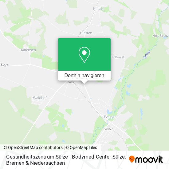 Gesundheitszentrum Sülze - Bodymed-Center Sülze Karte