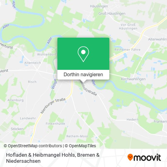 Hofladen & Heibmangel Hohls Karte