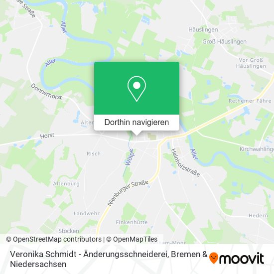 Veronika Schmidt - Änderungsschneiderei Karte