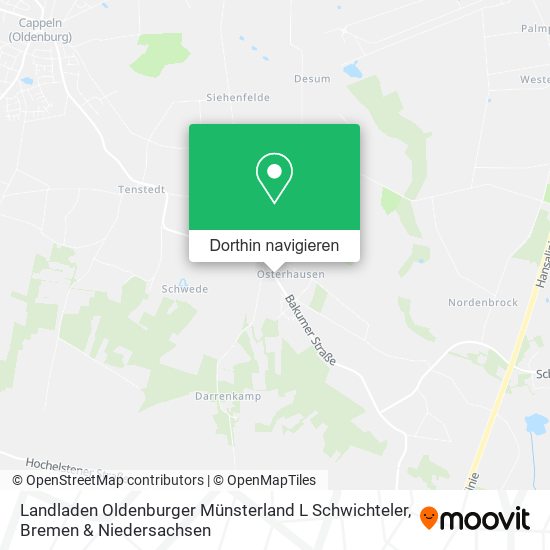 Landladen Oldenburger Münsterland L Schwichteler Karte