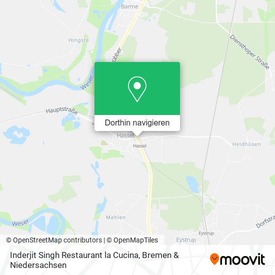 Inderjit Singh Restaurant la Cucina Karte