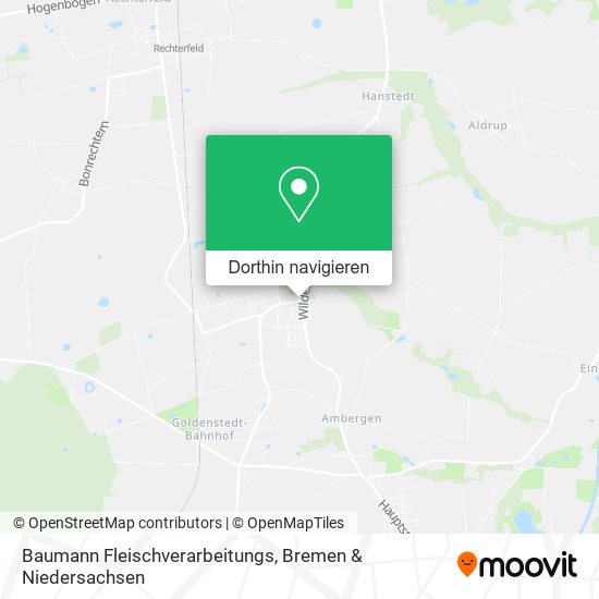 Baumann Fleischverarbeitungs Karte