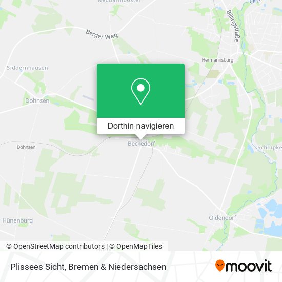 Plissees Sicht Karte