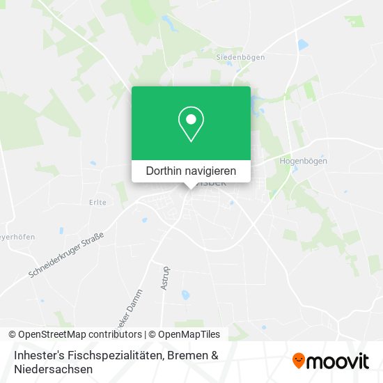 Inhester's Fischspezialitäten Karte