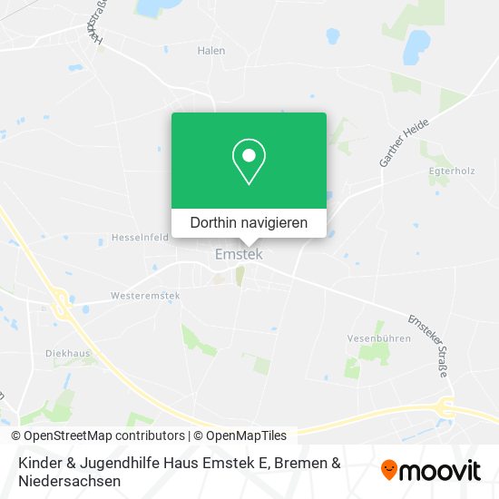Kinder & Jugendhilfe Haus Emstek E Karte