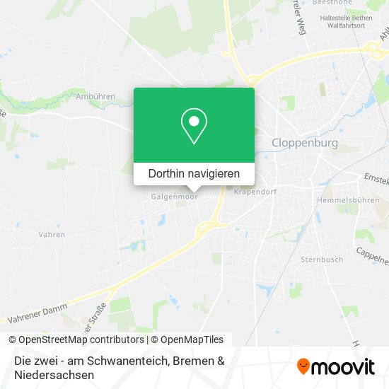 Die zwei - am Schwanenteich Karte
