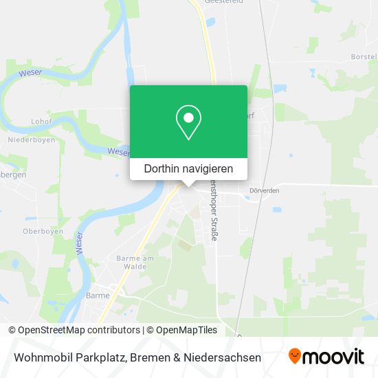 Wohnmobil Parkplatz Karte