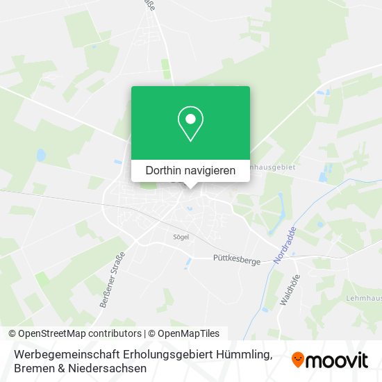 Werbegemeinschaft Erholungsgebiert Hümmling Karte