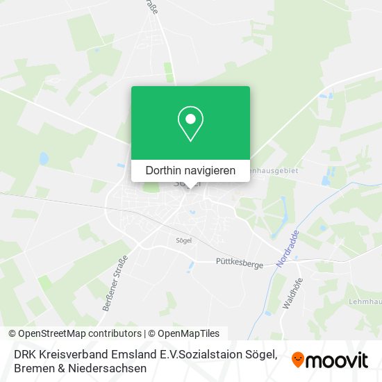 DRK Kreisverband Emsland E.V.Sozialstaion Sögel Karte