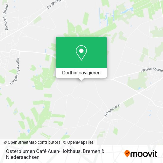 Osterblumen Café Auen-Holthaus Karte