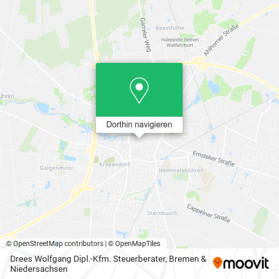 Drees Wolfgang Dipl.-Kfm. Steuerberater Karte