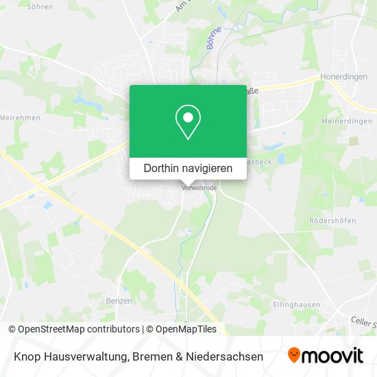 Knop Hausverwaltung Karte