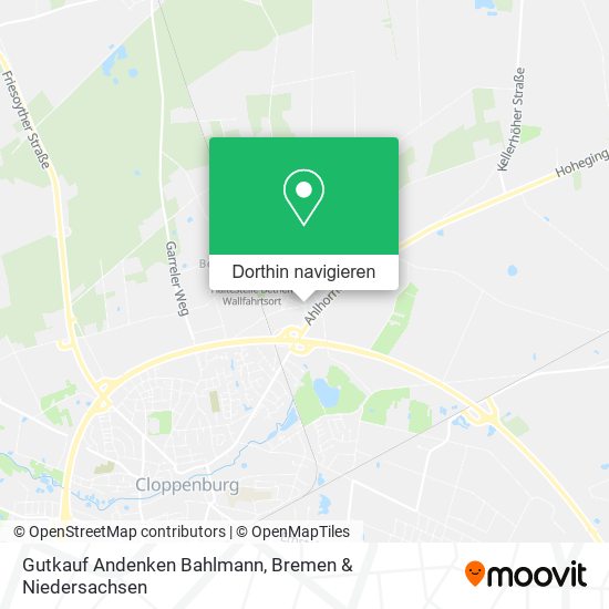 Gutkauf Andenken Bahlmann Karte