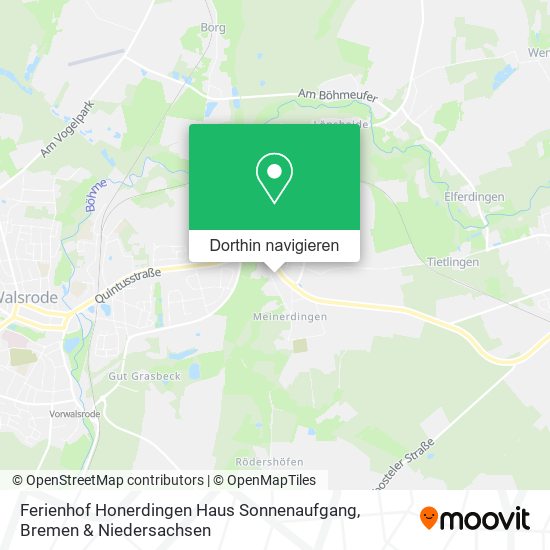 Ferienhof Honerdingen Haus Sonnenaufgang Karte