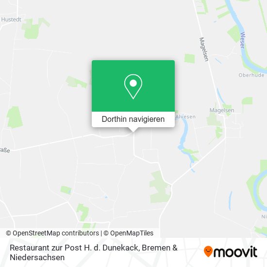 Restaurant zur Post H. d. Dunekack Karte