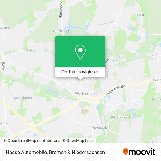 Hasse Automobile Karte