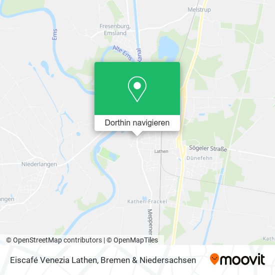 Eiscafé Venezia Lathen Karte